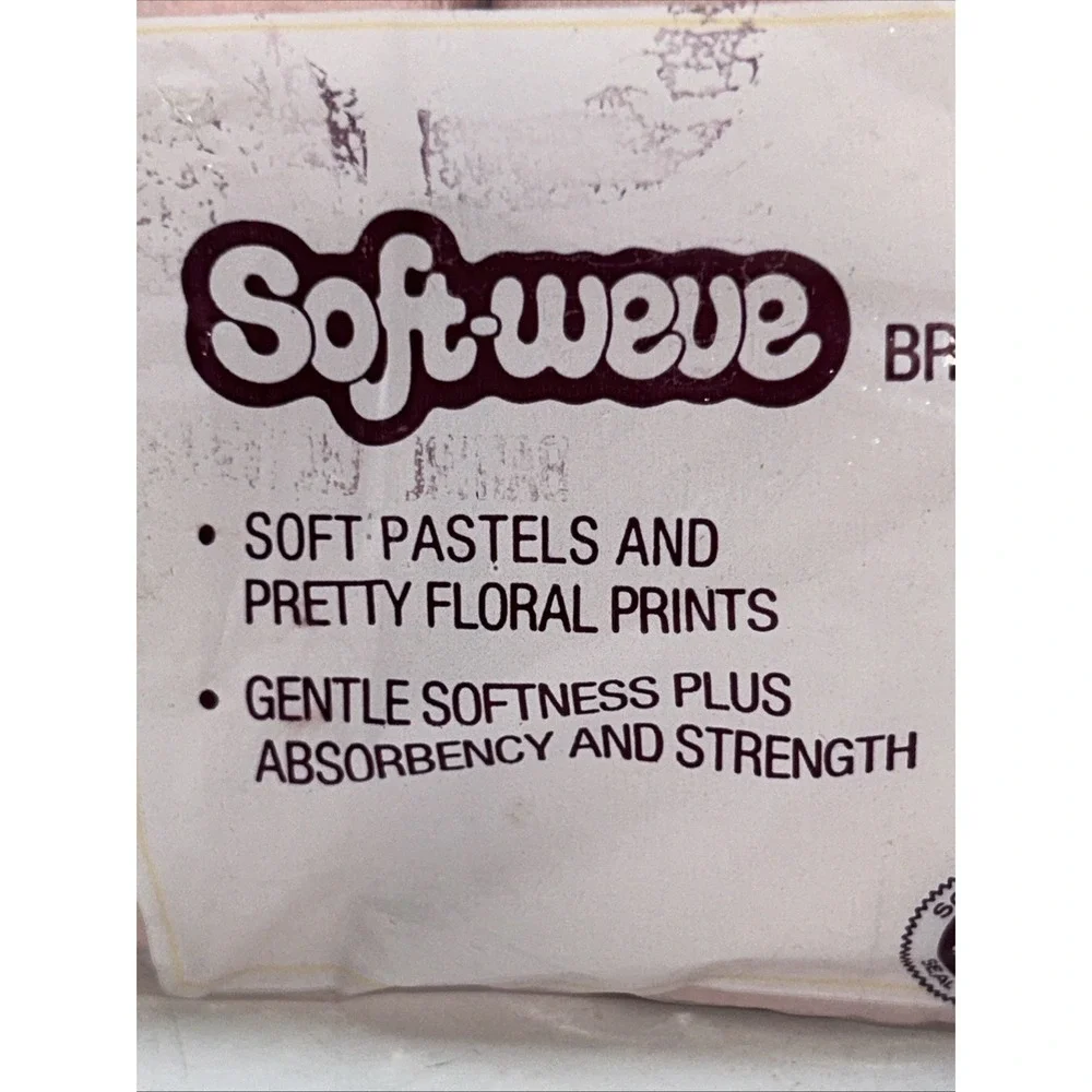 Vintage Scott Toilet Paper Soft-Weve Pink Pastel 1980 Original Package TV Prop